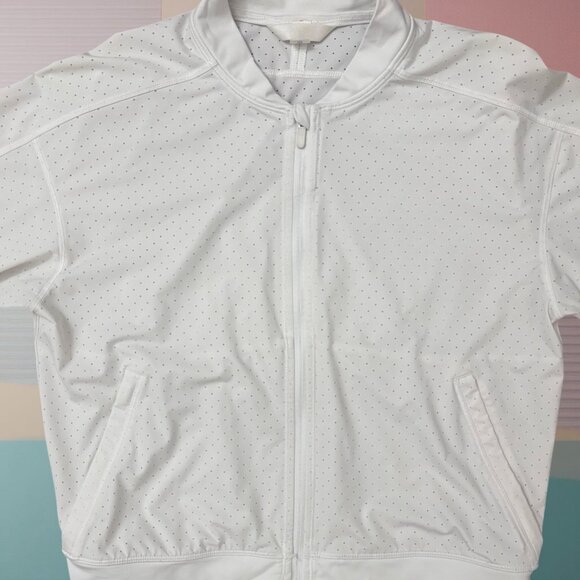 lululemon Final Lap Jacket in White, Size 6 - Picture 5 of 7